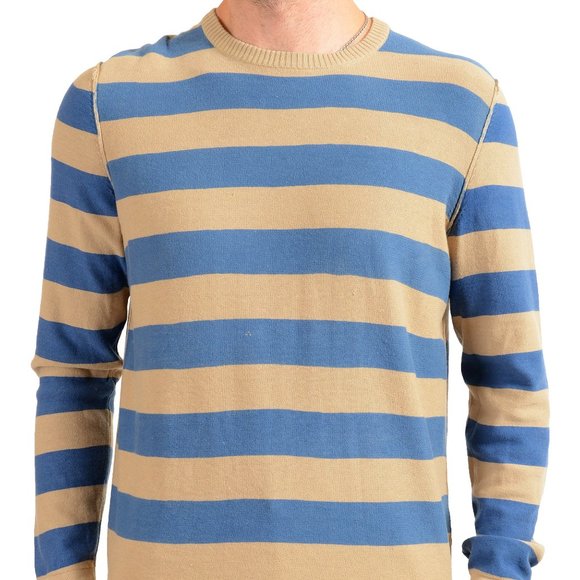 Kenneth Cole Men's Multi-Color Striped Crewneck Pullover Sweater - Picture 1 of 7